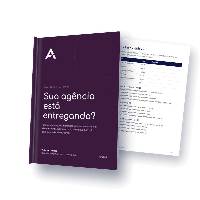 Mockup do e-book Sua agência está entregando?